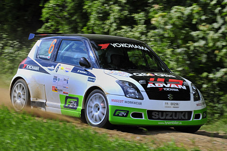 Martin Johansen vandt KDAK Rally i sin Suzuki Swift Super 1600 for et år siden. Kan han gentage sejren i år?